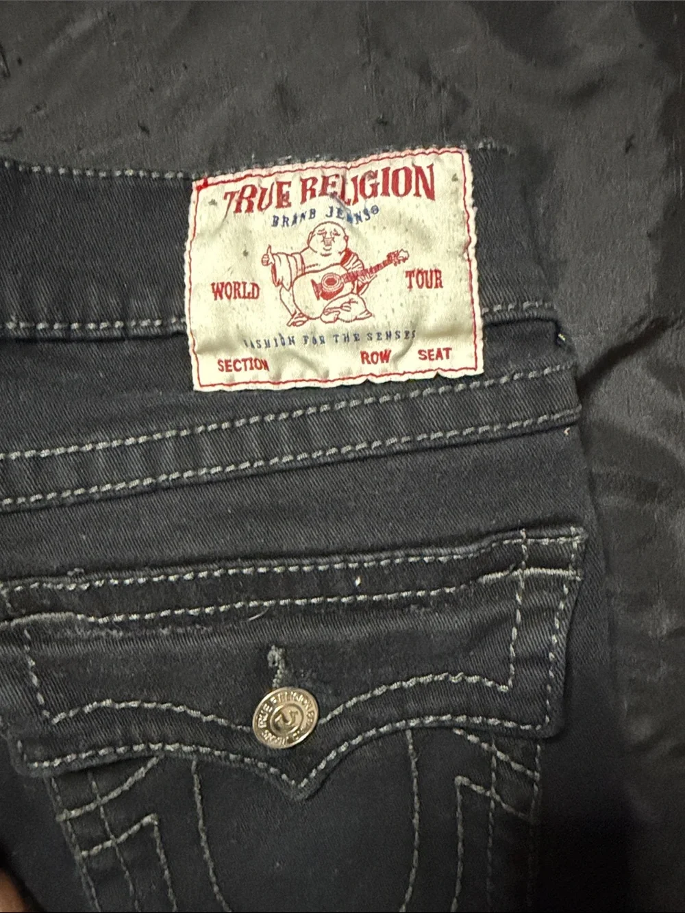 💥NI💥 True Religion Men’s Black Relaxed Jeans